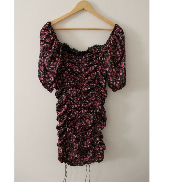 For Love & Lemons x Victoria Secret Melrose Dress Floral Mini Size XL - Picture 2 of 5